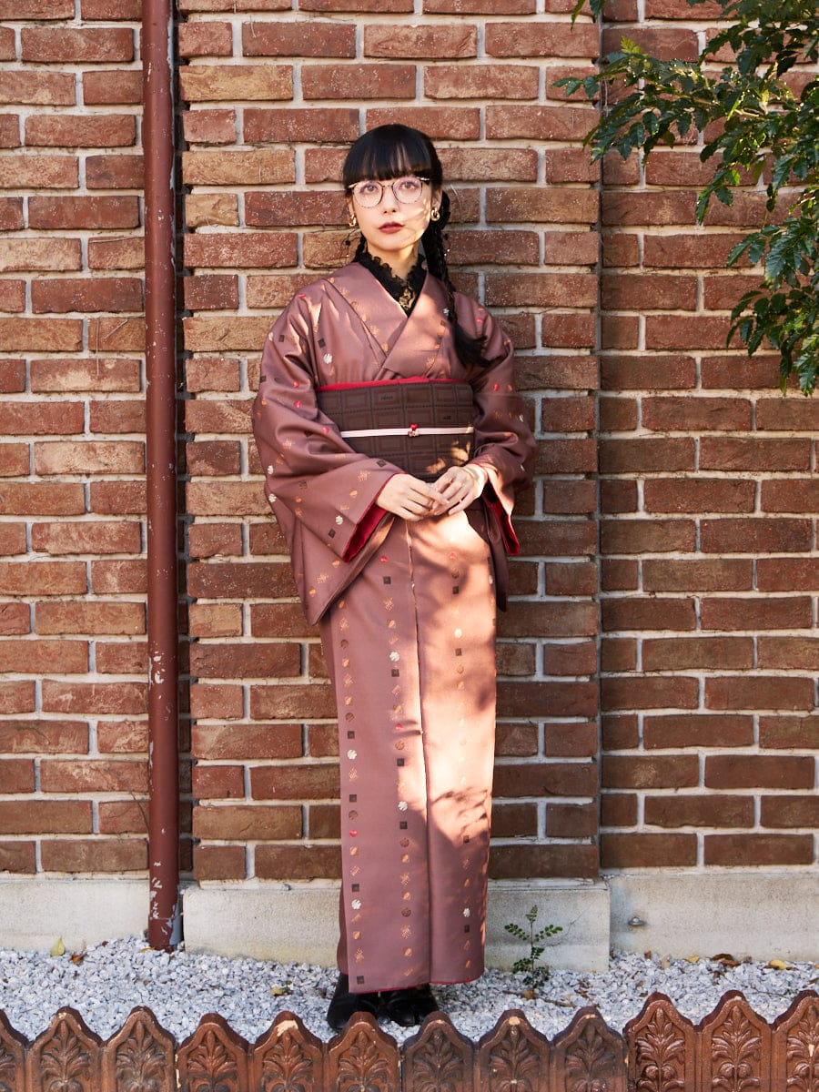 Furifuふりふ【WEB限定】オヨメ・夜空猫 着物ガウン★花と鶴柄★新品タグ付 楽天市場】浴衣単品「 夜空猫 」公式 ふりふ 日本製 洗える ゆかた